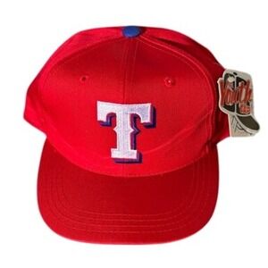 Youth Texas Rangers Baseball Cap Red MLB Official‎ Merchandise
